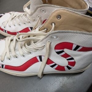 Gucci Off-White Kingsnake High-Top Sneaker